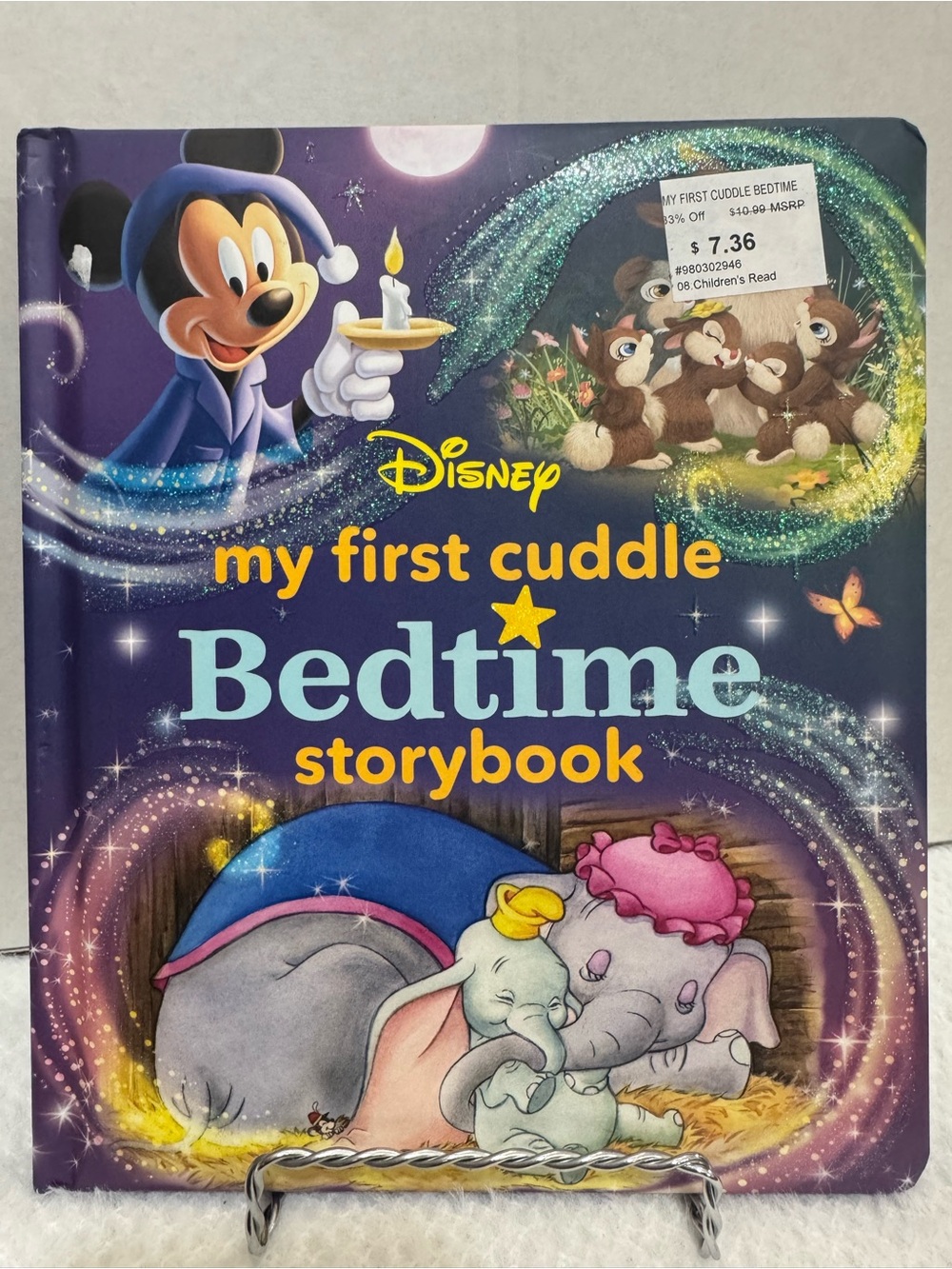 Disney Bedtime Storybook - Purple, Blue, Yellow Accents